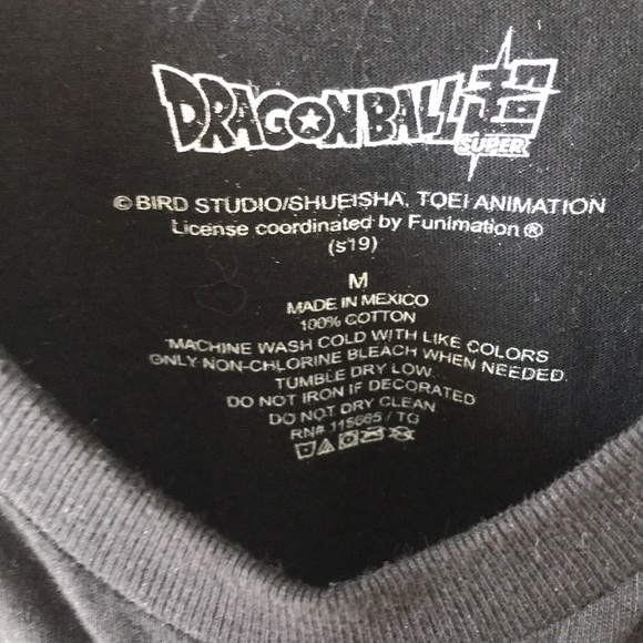 Dragon Ball Z Mens Goku Super Characters T-Shirt size medium - Picture 6 of 12